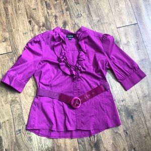 Magenta blouse